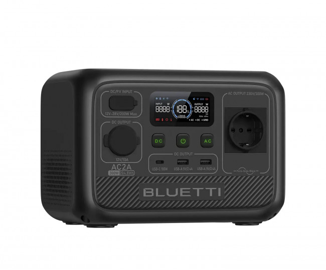 Портативна зарядна станція BLUETTI AC2A Portable Power Station | 300W 204Wh